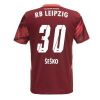 RB Leipzig Benjamin Sesko #30 Fotballklær Bortedrakt 2024-25 Kortermet